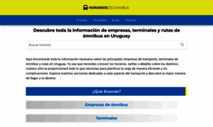 Horariosdeomnibus.org thumbnail