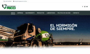 Hormigonesricci.com.ar thumbnail