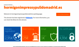 Hormigonimpresoypulidomadrid.es thumbnail Hormigonimpresoypulidomadrid.es thumbnail