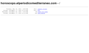 Horoscopo.elperiodicomediterraneo.com thumbnail