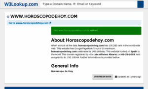 Horoscopodehoy.com.w3lookup.net thumbnail