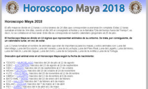 Horoscopomaya2018.com thumbnail