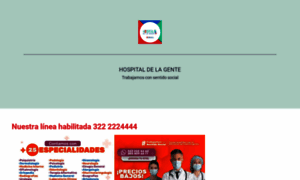 Hospitaldelagente.org.co thumbnail