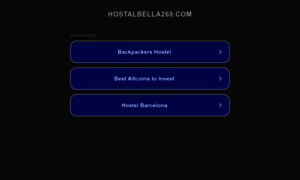 Hostalbella269.com thumbnail