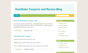 Hostgatorcoupon.com thumbnail