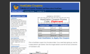 Hostgatorcoupons.com thumbnail