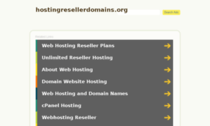 Hostingresellerdomains.org thumbnail