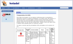 Hotadsl.es thumbnail