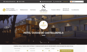 Hotelciudaddecastelldefels.com thumbnail