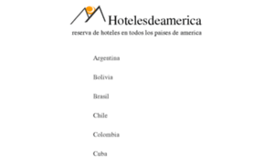 Hotelesdeamerica.cl thumbnail
