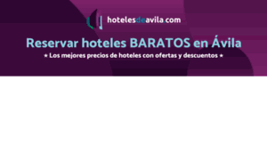 Hotelesdeavila.com thumbnail