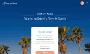 Hoteltresanclas.com thumbnail