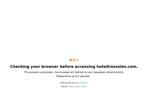Hoteltressoles.com thumbnail