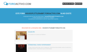 Houseoflittlerabbit.foroactivo.com thumbnail