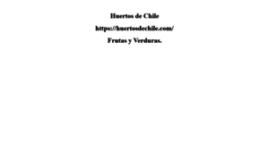 Huertosdechile.com thumbnail