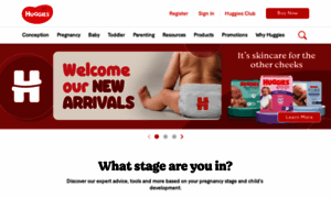 Huggies.com.au thumbnail