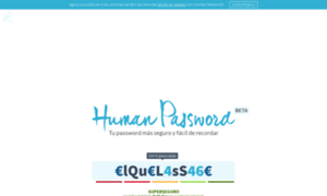 Humanpassword.es thumbnail