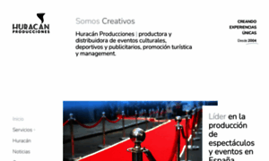 Huracanproducciones.com thumbnail