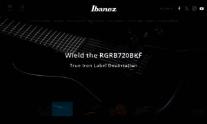 Ibanez.com thumbnail