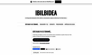Ibilbidea.wordpress.com thumbnail