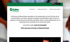 Icahm.edu.mx thumbnail