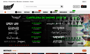Icarusmusicstore.com thumbnail