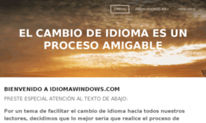 Idiomawindows.com thumbnail