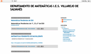 Iesvillarejodesalvanesmatematicas.blogspot.com.es thumbnail