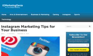 Igmarketinggenie.com thumbnail