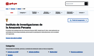 Iiap.org.pe thumbnail