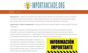 Importanciade.org thumbnail