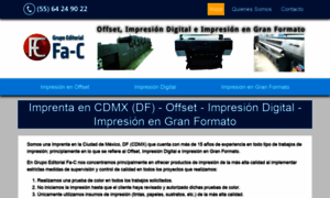 Imprentaoffsetdf.com.mx thumbnail