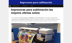 Impresorasparasublimacion.com thumbnail