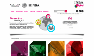 Inbadigital.bellasartes.gob.mx thumbnail