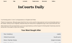 Incourts.co.uk thumbnail