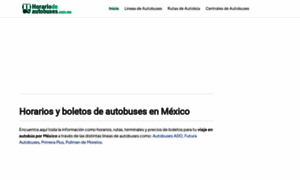 Info.horariodeautobuses.com.mx thumbnail