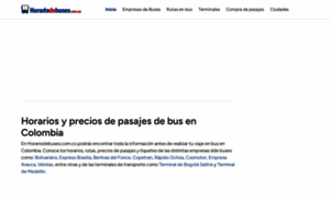 Info.horariodebuses.com.co thumbnail