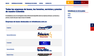 Infodebuses.com.co thumbnail