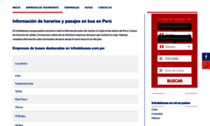 Infodebuses.com.pe thumbnail