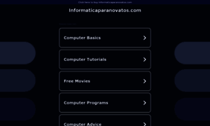 Informaticaparanovatos.com thumbnail