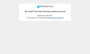 Infrachess.freshservice.com thumbnail