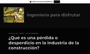 Ingenieriaparadisfrutar.wordpress.com thumbnail