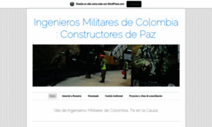 Ingenierosmilitaresdecolombia.wordpress.com thumbnail