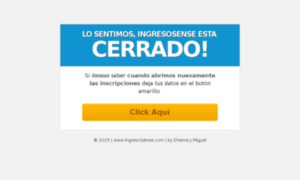 Ingresosense.com thumbnail