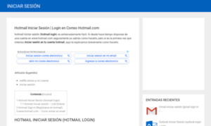 Iniciarsesioncuentahotmail.com thumbnail