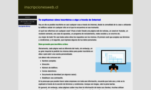 Inscripcionesweb.cl thumbnail