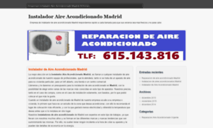 Instaladoraireacondicionadomadrid.es thumbnail