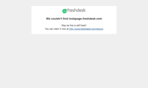 Instapage.freshdesk.com thumbnail