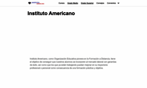 Institutoamericano.es thumbnail
