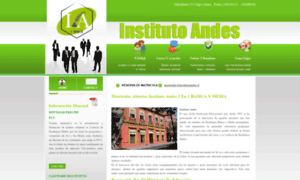 Institutoandes.cl thumbnail